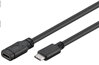 PremiumCord USB- C predlžovací kábel (USB 3.1 generation 1), C/M - C/F, 2m