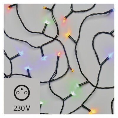 EMOS Lighting LED vianočná reťaz, 5m, vnútorná, multicolor