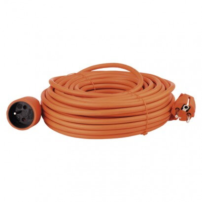 EMOS Predlžovací kábel – spojka, 25m, oranžový