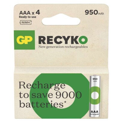 GP Nabíjacia batéria ReCyko 950 (AAA) 4 ks