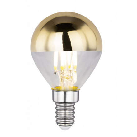 GLOBO LED žiarovka, zlatý vrch sklenenej banky, 4 W, 10505