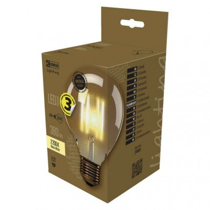 EMOS LED žiarovka Vintage G95, 4 W, Z74304