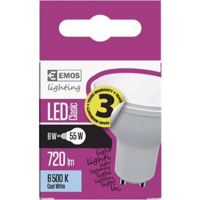 EMOS LED žiarovka Classic, 8 W, ZQ8362
