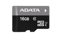 A-data ADATA MicroSDHC karta 16GB UHS-I Class 10 + SD adaptér, Premier