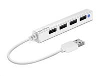 Speedlink SPEED LINK pasivní rozbočovač SNAPPY SLIM USB Hub, 4-Port, USB, bílá