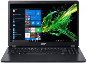 Acer ACER NTB Aspire 3 A315-56-368T - i3-1005G1,15.6" FHD ComfyView LED LCD,8GB DDR4,256GB SSD,UHD Graphics,W10H,černá