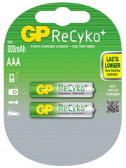 Batéria GP nabíjacia ReCyko+ 850 mAh AAA NiMH 2ks/ bl.