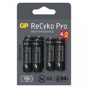 GP Batteries Nabíjacia batéria GP ReCyko Pro Professional (AA) 6 ks