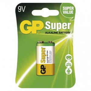 Alkalická batéria GP Super 6LF22 (9V)