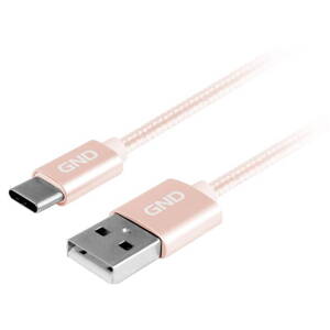 USB - USB-C, 2m opletený zla