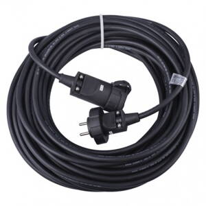 EMOS Predlžovací kábel gumový – spojka, 20m, 3× 2,5mm2