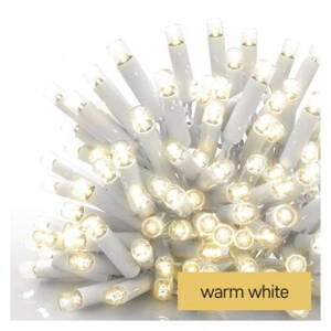 Profi LED spojovacia reťaz biela – cencúle, 3 m, vonkajšia, teplá biela