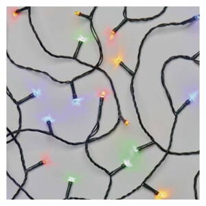EMOS Lighting LED vianočná reťaz, 50 m, vonkajšia aj vnútorná, multicolor, časovač