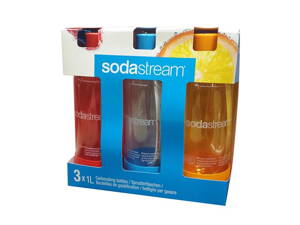 Sodastream Fľaša SodaStream Tripack Orange/Red/Green