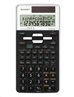 SHARP kalkulačka - EL531TGWH - bílá - box - Solární + baterie