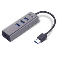I-tec iTec USB 3.0 Metal HUB 3 Port + Gigabit Ethernet Adapter