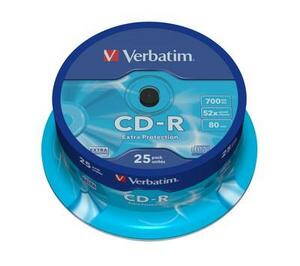 Verbatim VERBATIM CD-R(25-Pack)Spindle/Extra Protection/DL/52x/700MB