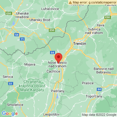 Google map: Malinovského 26, 915 01, Nové Mesto nad Váhom